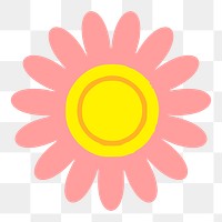 Flower png illustration, transparent background. Free public domain CC0 image.