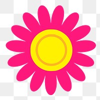 Flower png illustration, transparent background. Free public domain CC0 image.