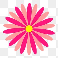 Flower png illustration, transparent background. Free public domain CC0 image.