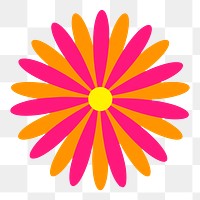 Flower png illustration, transparent background. Free public domain CC0 image.