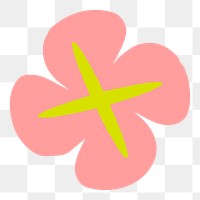 Flower png illustration, transparent background. Free public domain CC0 image.