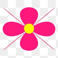 Flower png illustration, transparent background. Free public domain CC0 image.