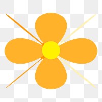 Flower png illustration, transparent background. Free public domain CC0 image.