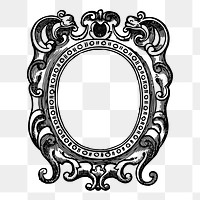 Round mirror png  illustration, transparent background. Free public domain CC0 image.