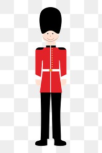 King's Guard png illustration, transparent background. Free public domain CC0 image.