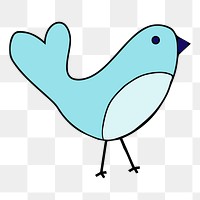 Bird png illustration, transparent background. Free public domain CC0 image.