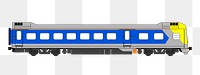 Train png illustration, transparent background. Free public domain CC0 image.