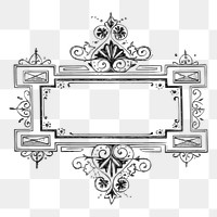 Frame png sticker, transparent background. Free public domain CC0 image.