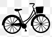 Bicycle png illustration, transparent background. Free public domain CC0 image.
