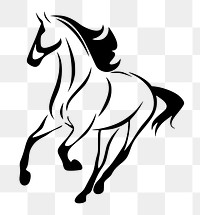 Horse png illustration, transparent background. Free public domain CC0 image.