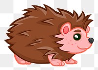 Porcupine png illustration, transparent background. Free public domain CC0 image.