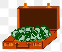 Money png illustration, transparent background. Free public domain CC0 image.