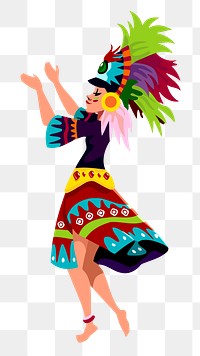 Folk dance png illustration, transparent background. Free public domain CC0 image.