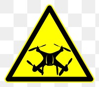 Drone sign png illustration, transparent background. Free public domain CC0 image.