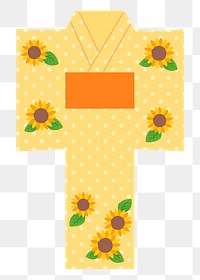 Kimono png illustration, transparent background. Free public domain CC0 image.