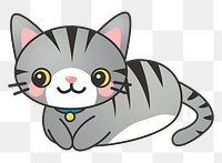 Cat png illustration, transparent background. Free public domain CC0 image.