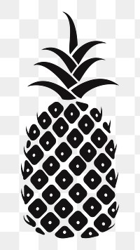 Pineapple png illustration, transparent background. Free public domain CC0 image.