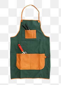 Gardener apron png sticker, transparent background