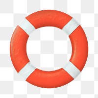 Lifesaver buoy png sticker, transparent background