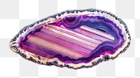 Abstract mineral png sticker, transparent background