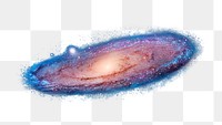 Aesthetic galaxy png sticker, transparent background