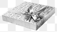 Wrapped gift png sticker, transparent background