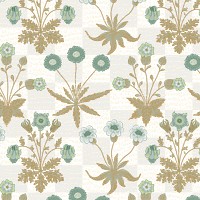 PNG William Morris's floral pattern, vintage design, transparent background