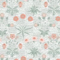 PNG William Morris's floral pattern sticker, vintage Japanese illustration, transparent background