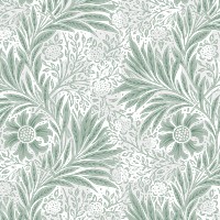 PNG William Morris's leaf pattern sticker, vintage floral design, transparent background