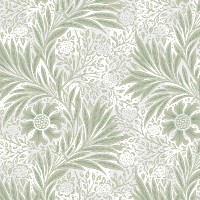 PNG William Morris's leaf pattern sticker, vintage floral design, transparent background