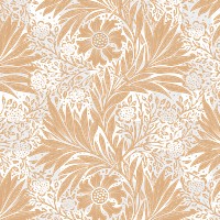 PNG William Morris's leaf pattern sticker, vintage floral design, transparent background