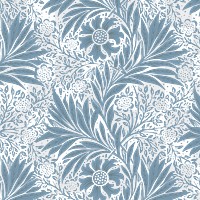 PNG William Morris's leaf pattern sticker, vintage floral design, transparent background