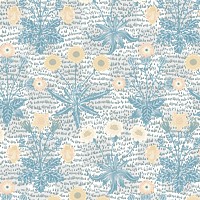 PNG William Morris's floral pattern, vintage design, transparent background