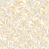 PNG William Morris's leaf pattern sticker, vintage floral design, transparent background