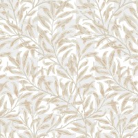 PNG William Morris's leaf pattern sticker, vintage floral design, transparent background