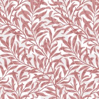 PNG William Morris's leaf pattern sticker, vintage floral design, transparent background