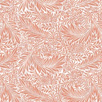 PNG William Morris's leaf pattern sticker, vintage floral design, transparent background