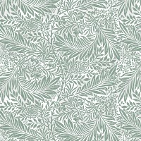 PNG William Morris's leaf pattern sticker, vintage floral design, transparent background