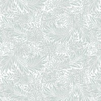 PNG William Morris's leaf pattern sticker, vintage floral design, transparent background