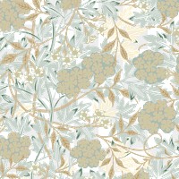 PNG William Morris's floral pattern, vintage design, transparent background