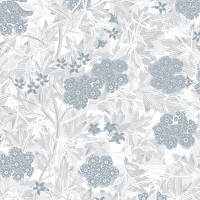 PNG William Morris's floral pattern, vintage design, transparent background