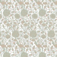 PNG William Morris's floral pattern sticker, vintage Japanese illustration, transparent background