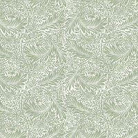 PNG William Morris's leaf pattern sticker, vintage floral design, transparent background