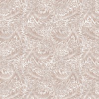 PNG William Morris's leaf pattern sticker, vintage floral design, transparent background