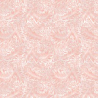 PNG William Morris's leaf pattern sticker, vintage floral design, transparent background