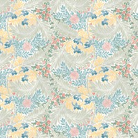 PNG William Morris's floral pattern, vintage design, transparent background