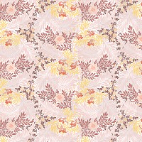 PNG William Morris's floral pattern, vintage design, transparent background