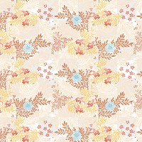 PNG William Morris's floral pattern, vintage design, transparent background