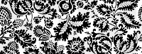 Floral pattern png William Morris sticker, transparent background, mixed media
