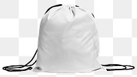 Drawstring bag  png sticker, transparent background